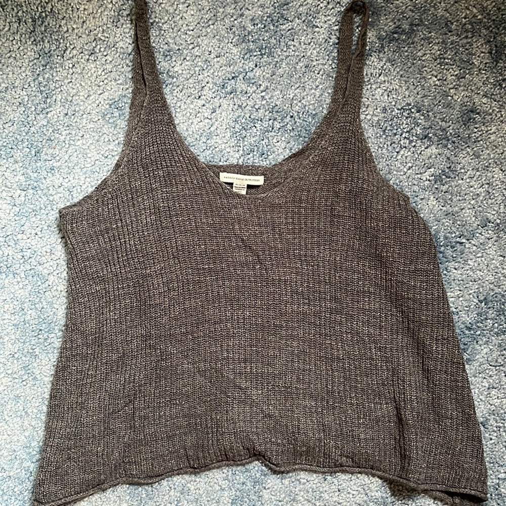 Soft knit American eagle tank top